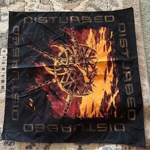 Disturbed graphic band bandana (binL)